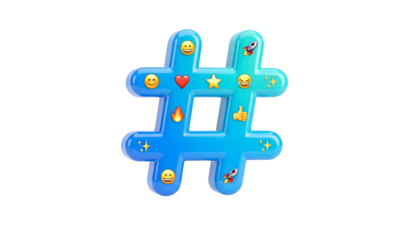 hashtag emoji png PNG transparent background