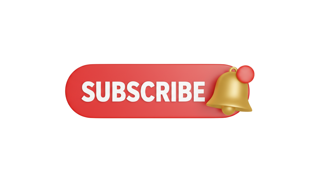 subscribe and notification bell png PNG transparent background