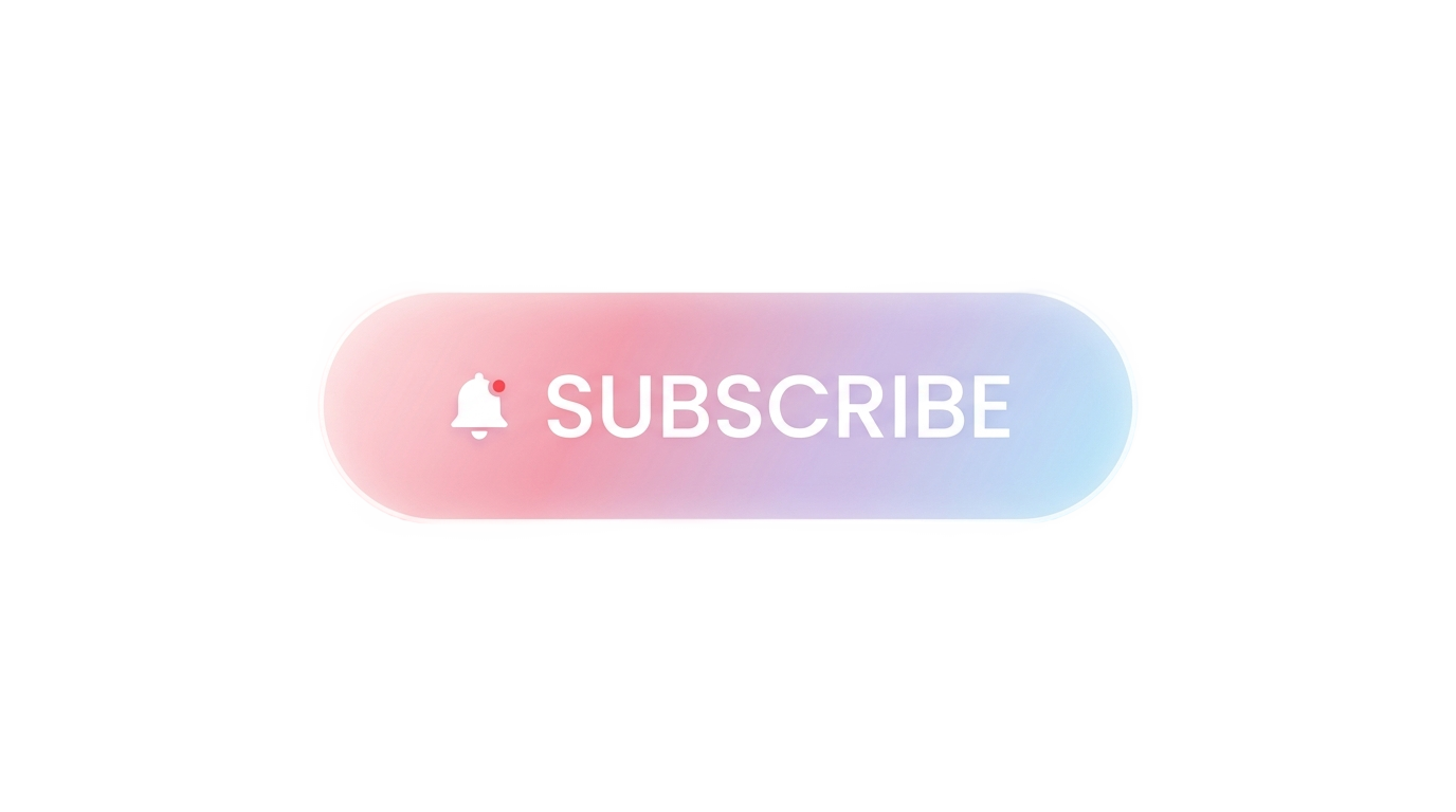 aesthetic subscribe button png PNG transparent background