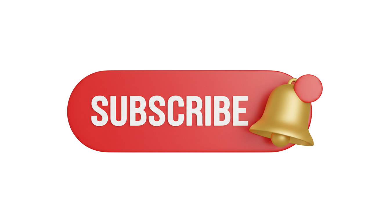 subscribe and notification bell png PNG transparent background