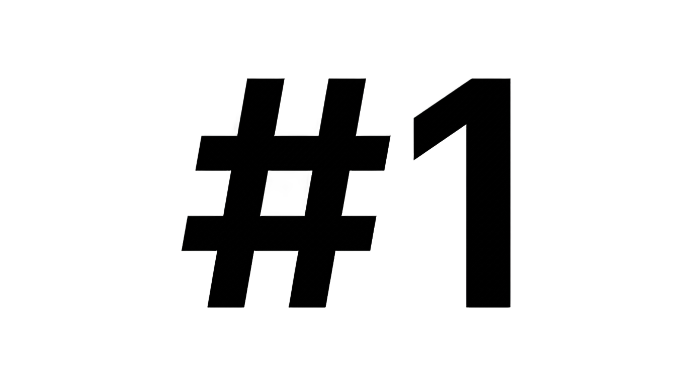 hashtag 1 png PNG transparent background