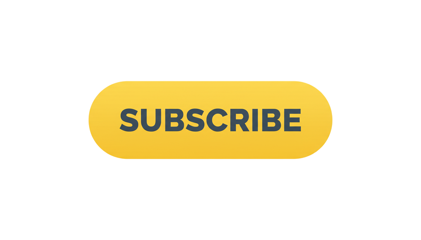 yellow subscribe button png PNG transparent background