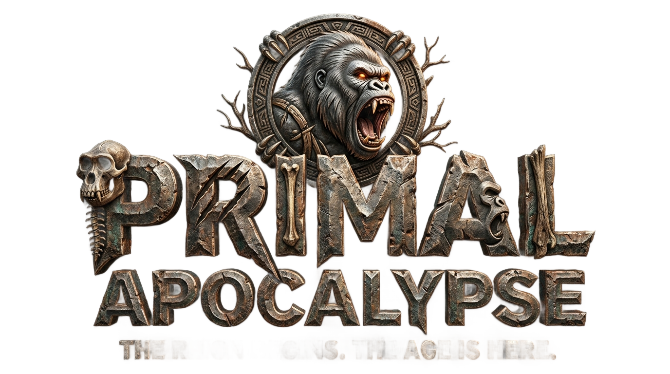 kingdom of the planet of the apes logo png PNG transparent background