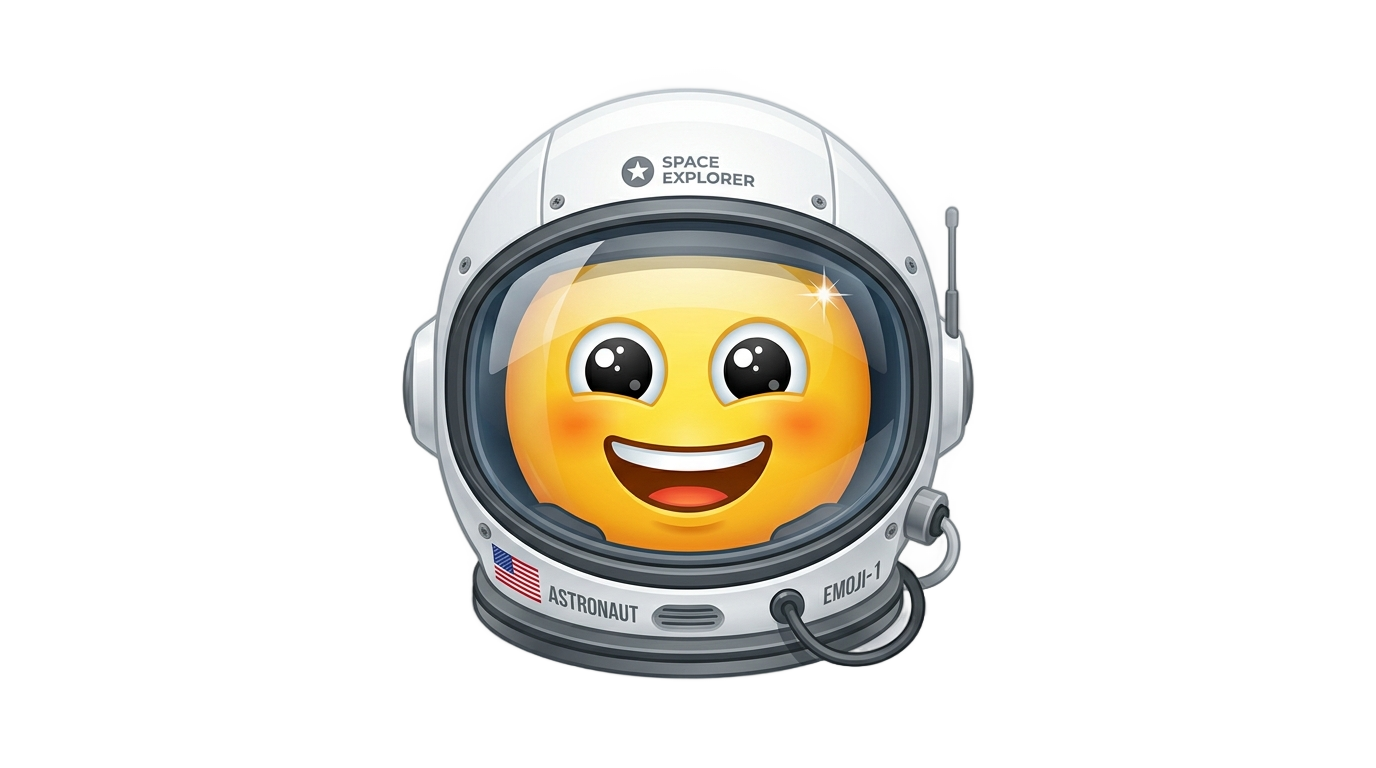 astronaut emoji png PNG transparent background