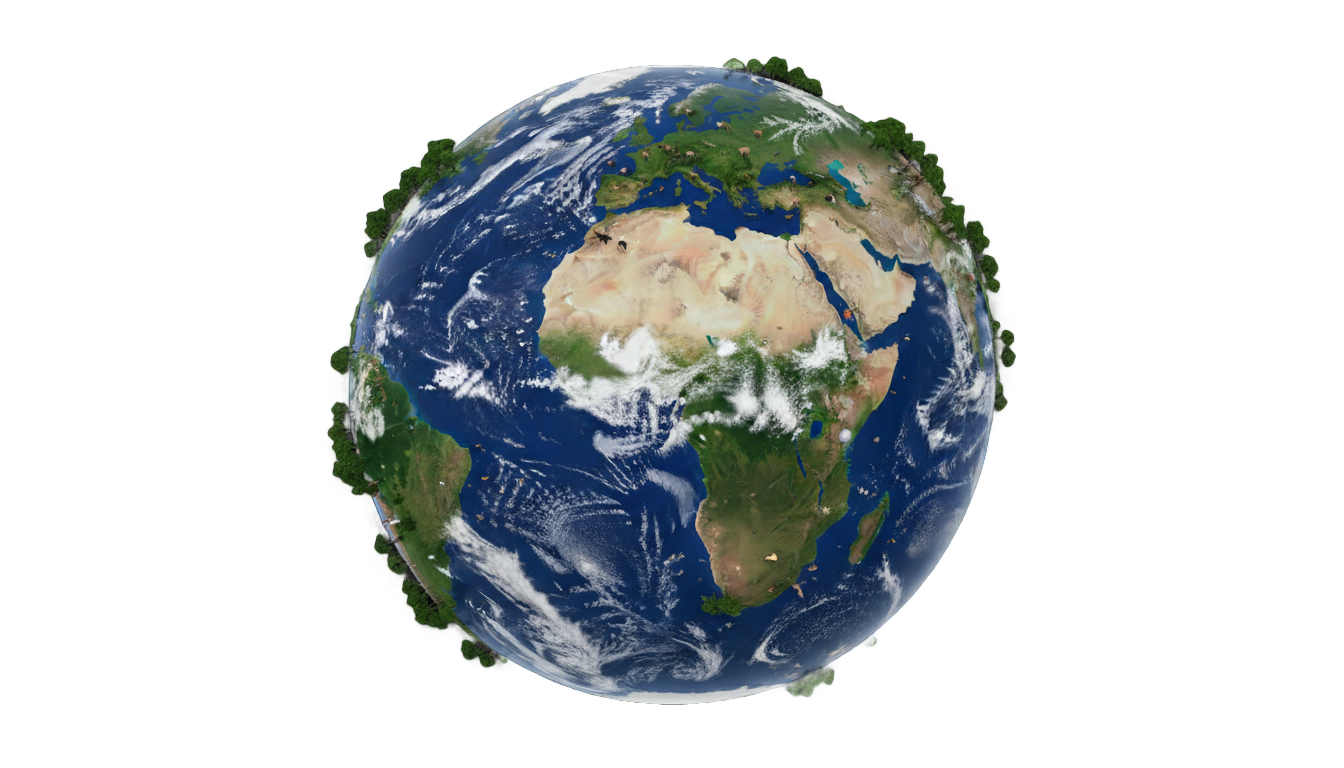 life on earth planet png PNG transparent background
