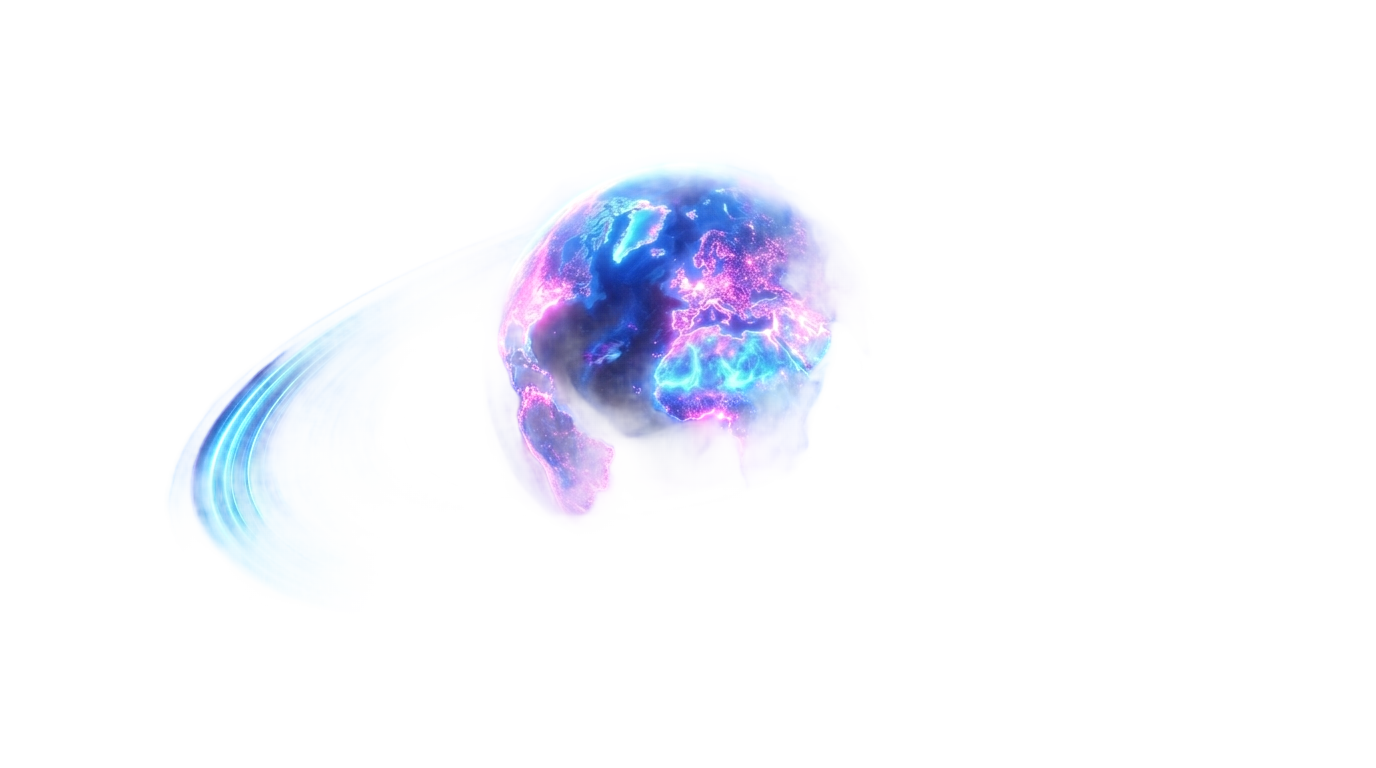 neon planet png PNG transparent background