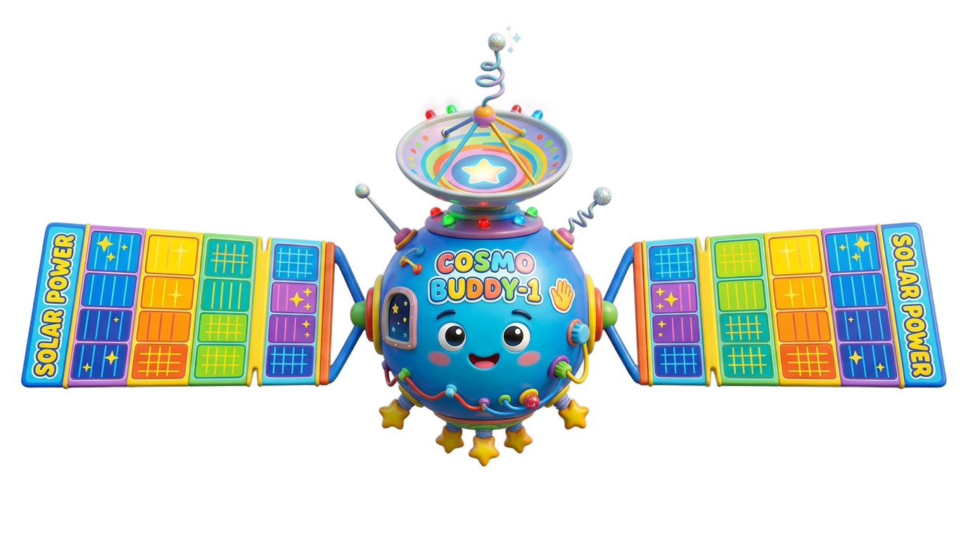 cartoon satellite png PNG transparent background