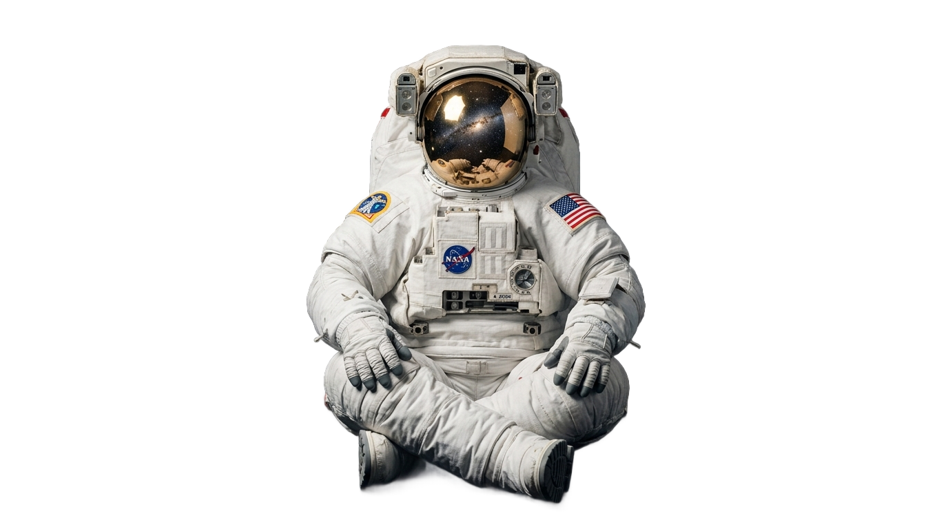 astronaut sitting png PNG transparent background