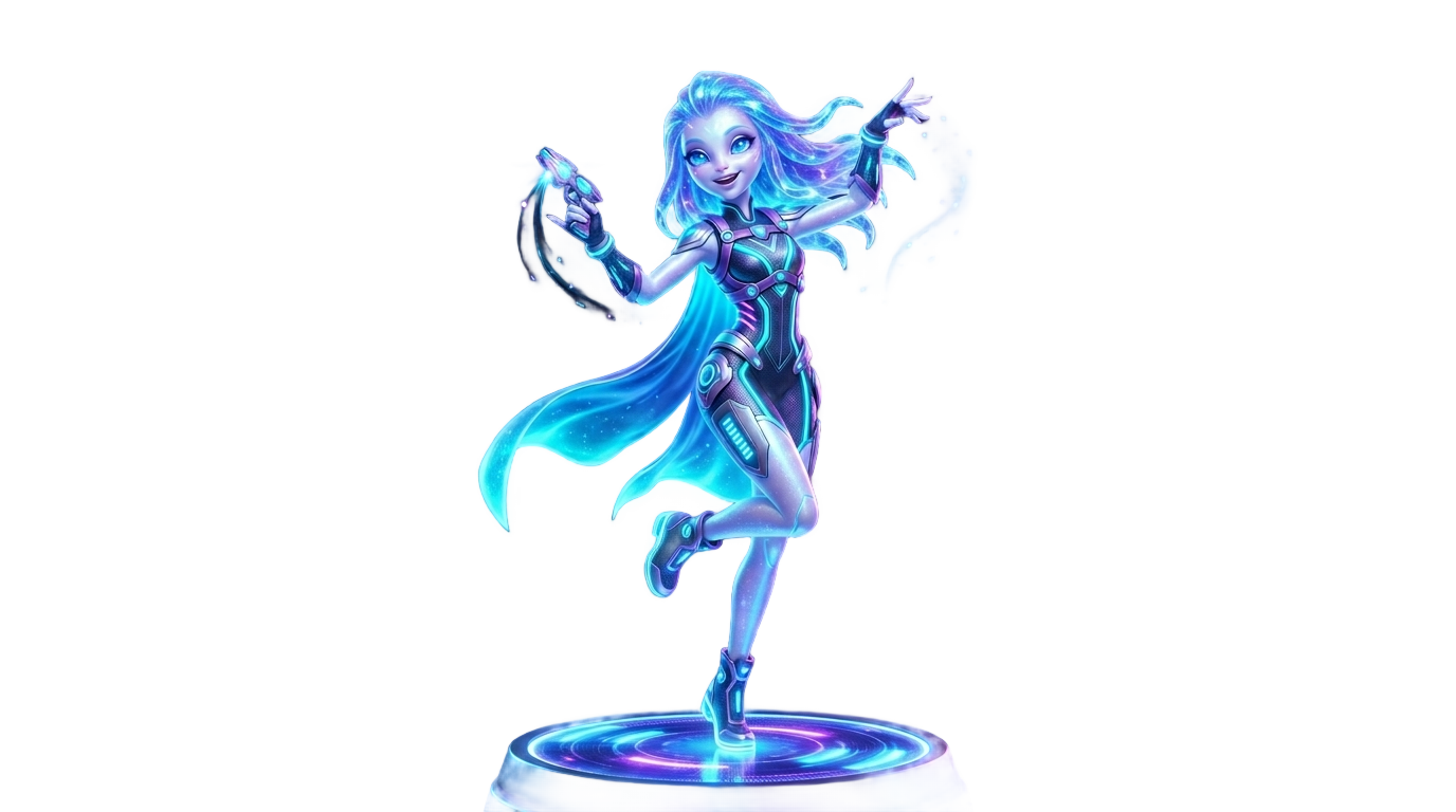 mizi alien stage full body png PNG transparent background