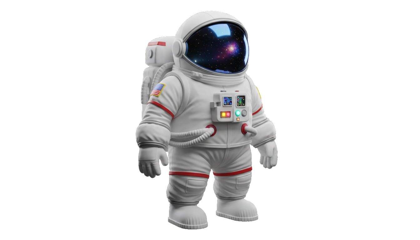 space suit png cartoon PNG transparent background