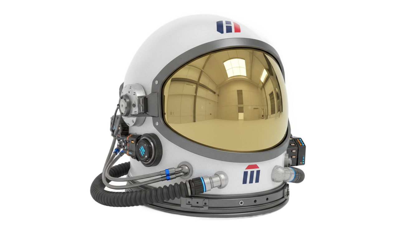 animated astronaut helmet png PNG transparent background
