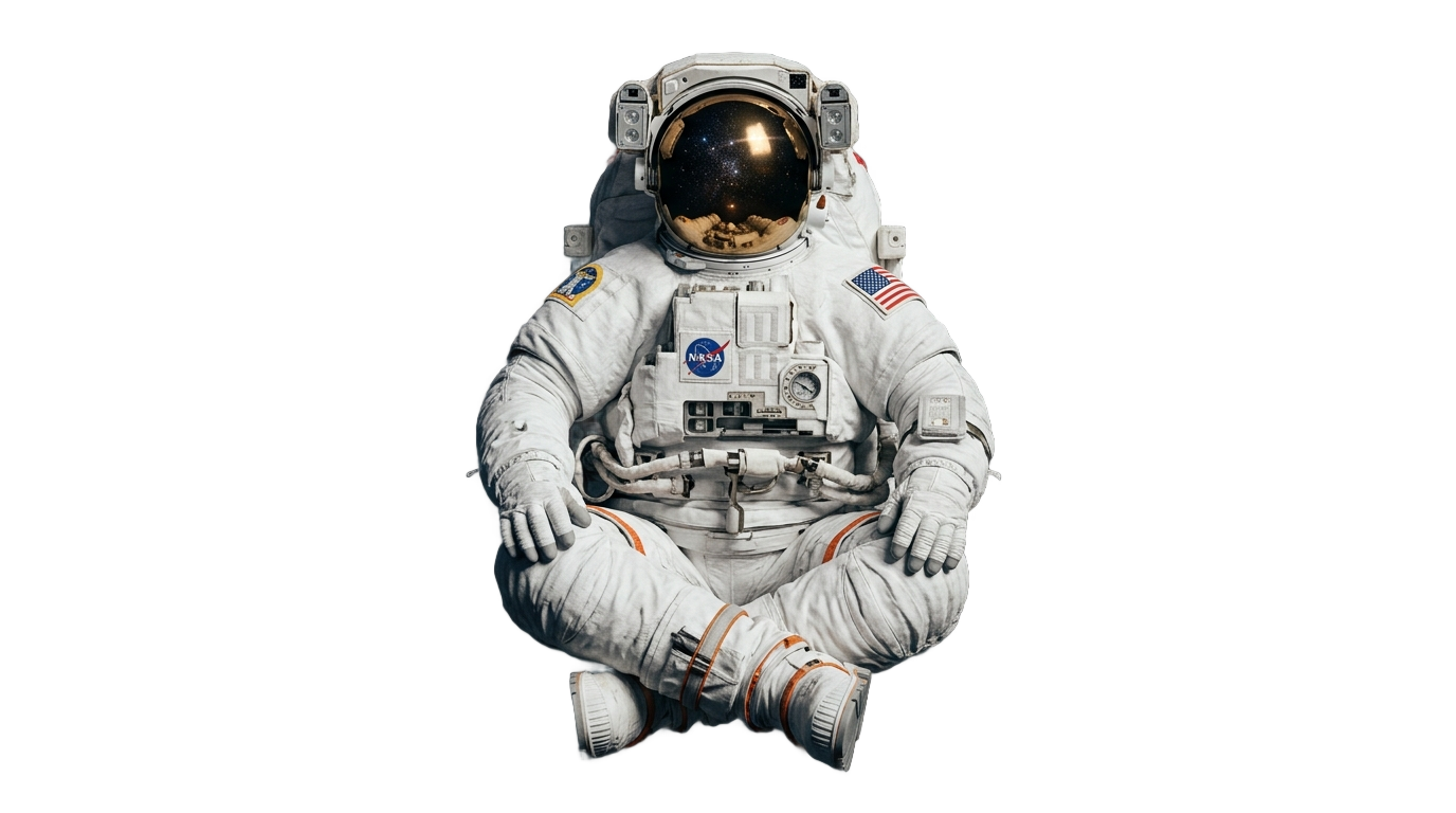 astronaut sitting png PNG transparent background