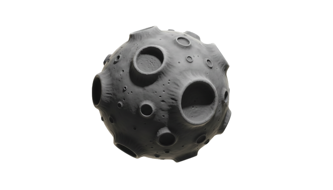 cartoon asteroid png PNG transparent background