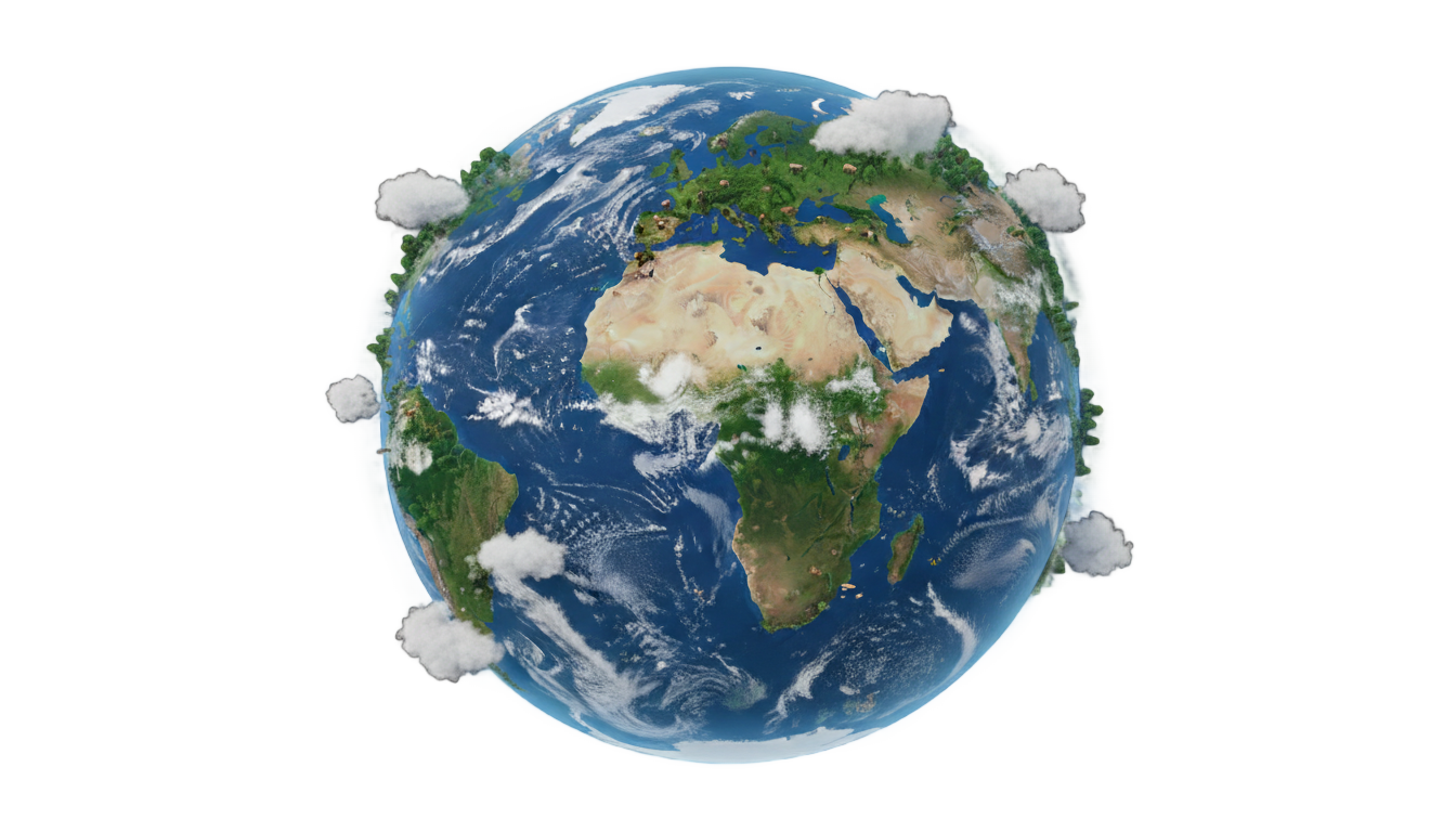 life on earth planet png PNG transparent background