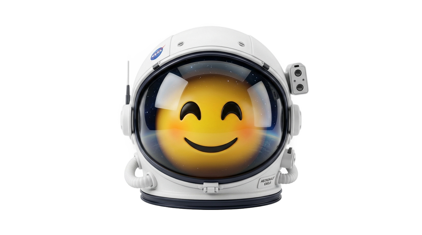 astronaut emoji png PNG transparent background