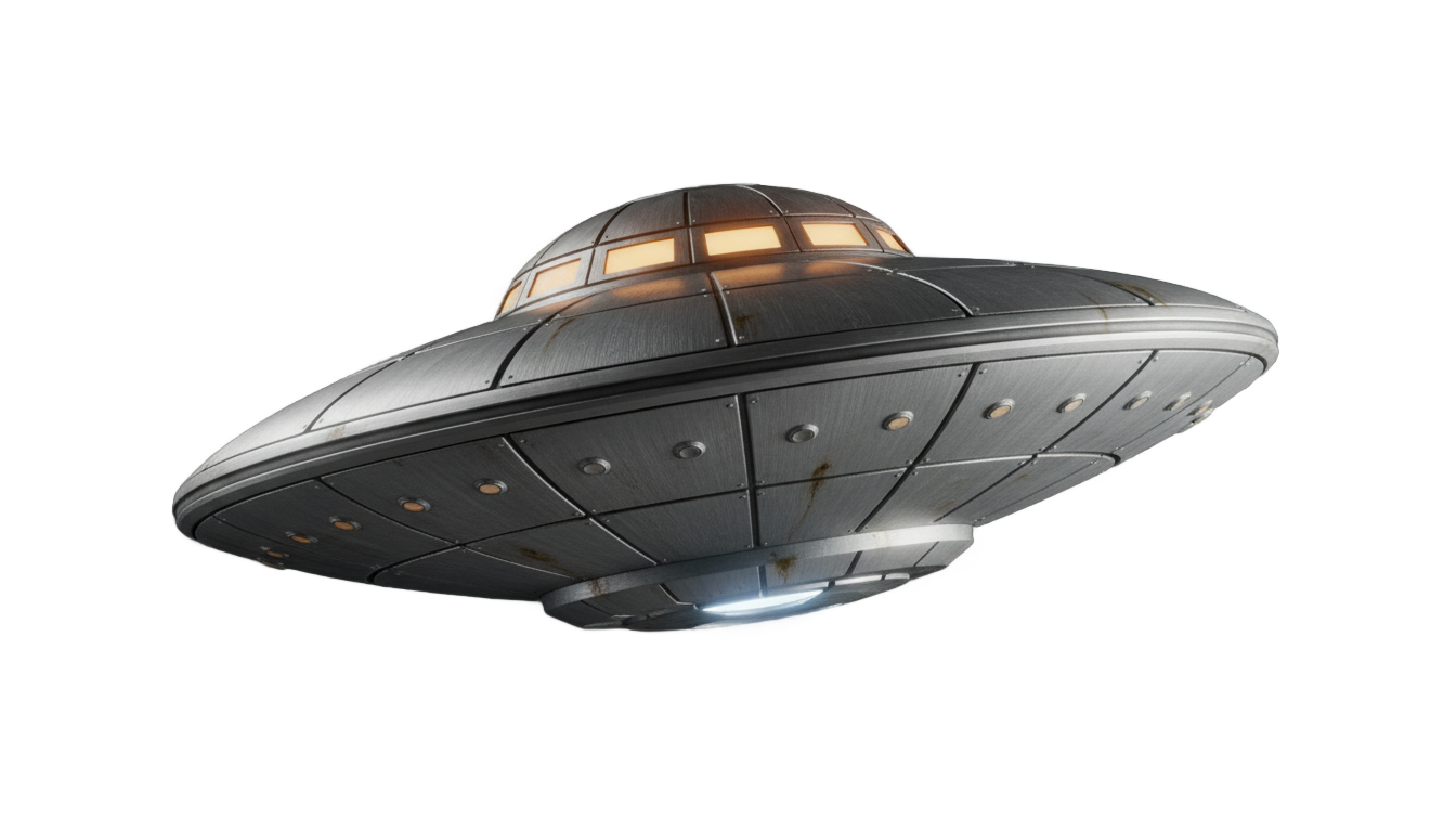 realistic ufo png PNG transparent background