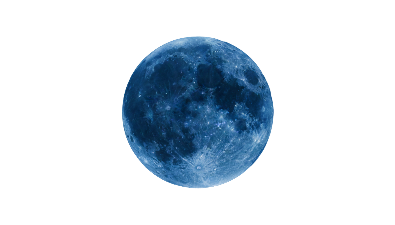 blue moon png PNG transparent background