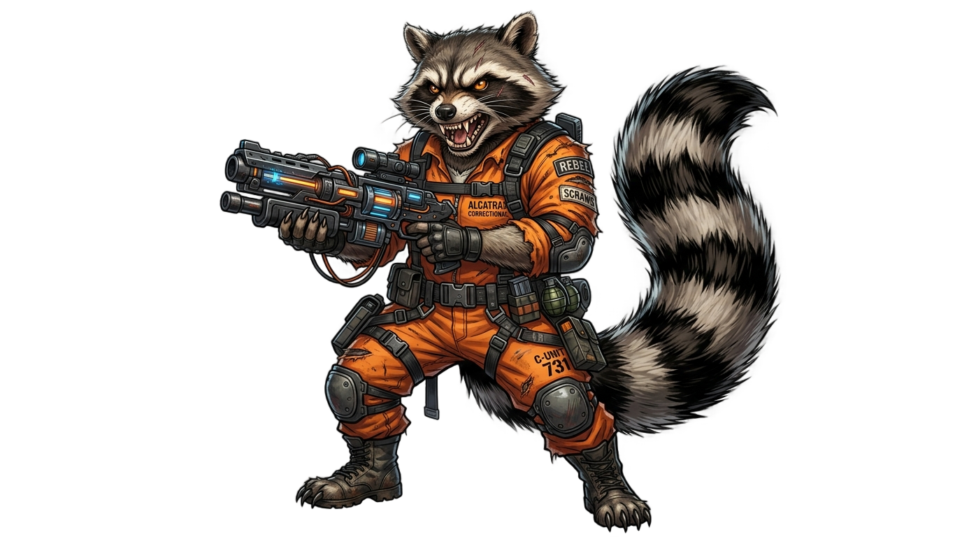 guardians of the galaxy rocket png PNG transparent background