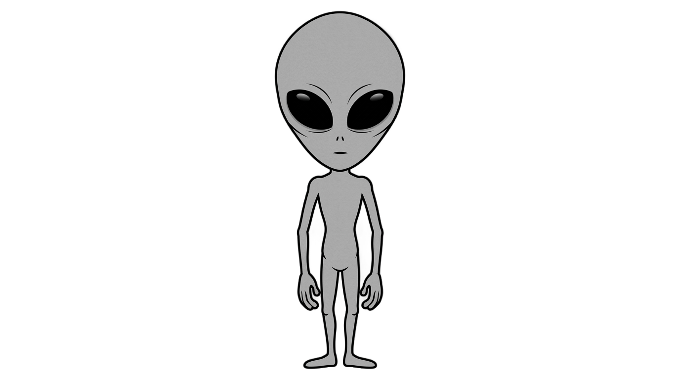 south park alien png PNG transparent background