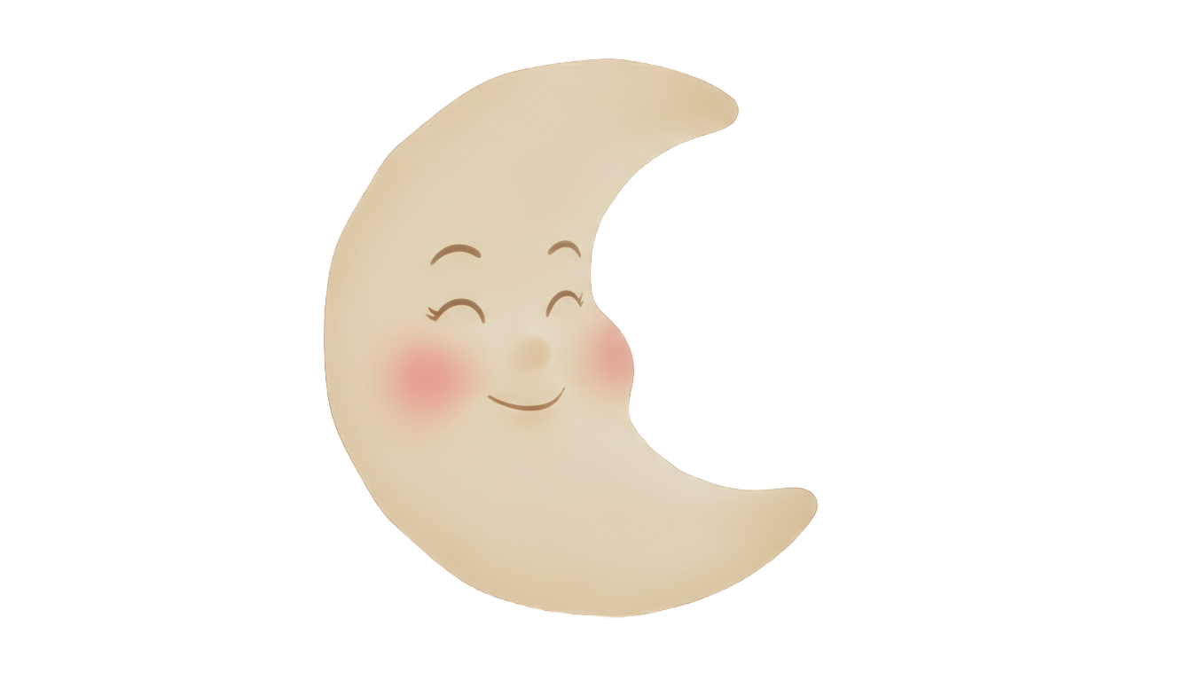 cute moon clipart png PNG transparent background