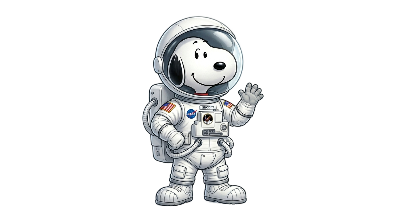 snoopy astronaut png PNG transparent background