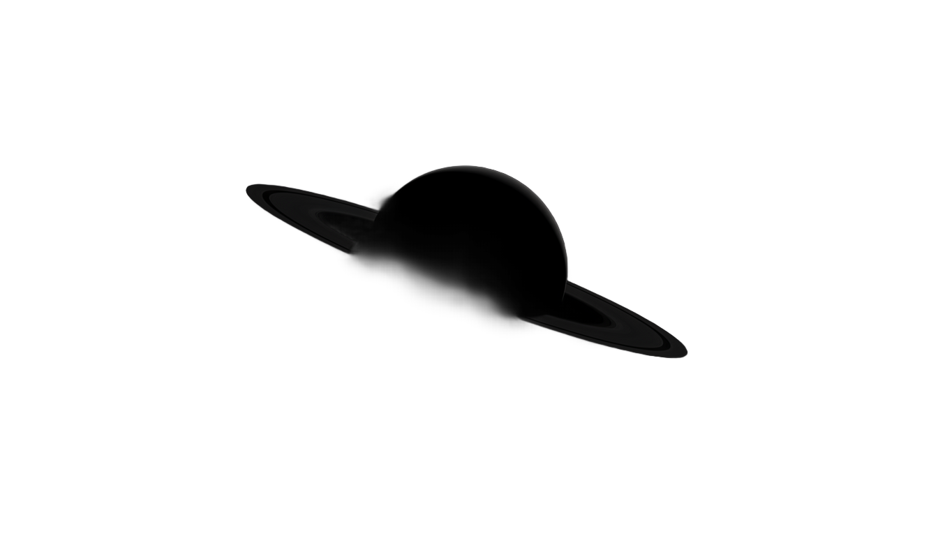 planet silhouette png PNG transparent background