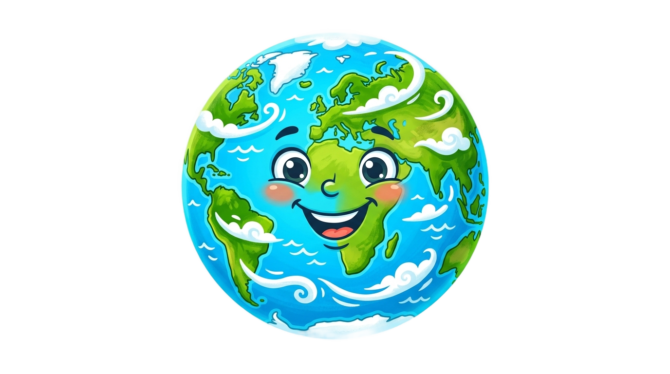 planet earth png cartoon PNG transparent background