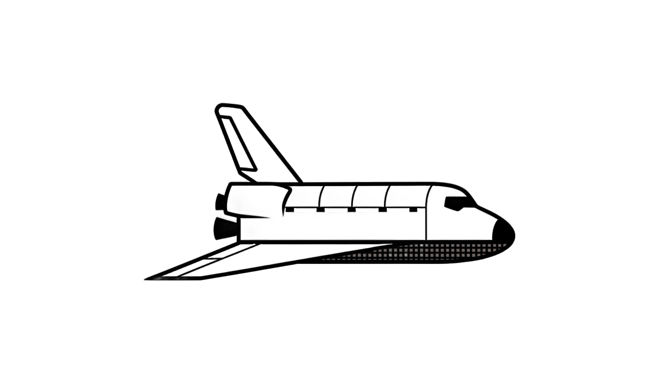 space shuttle icon png PNG transparent background