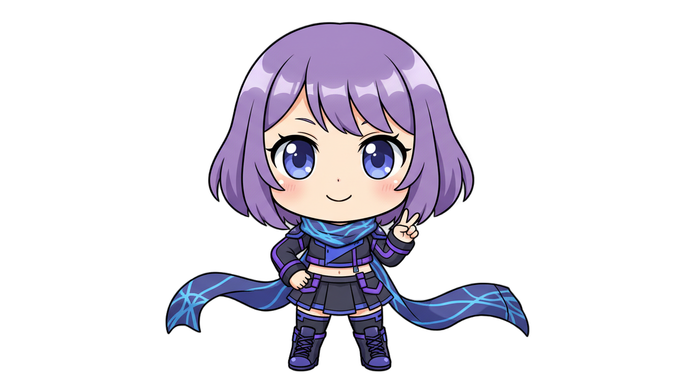 mizi alien stage chibi png PNG transparent background