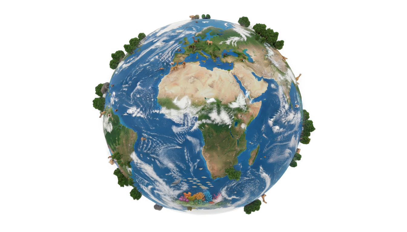 life on earth planet png PNG transparent background