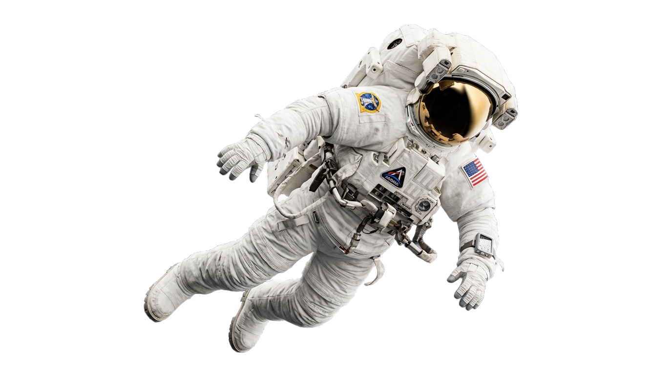 astronaut in space png PNG transparent background