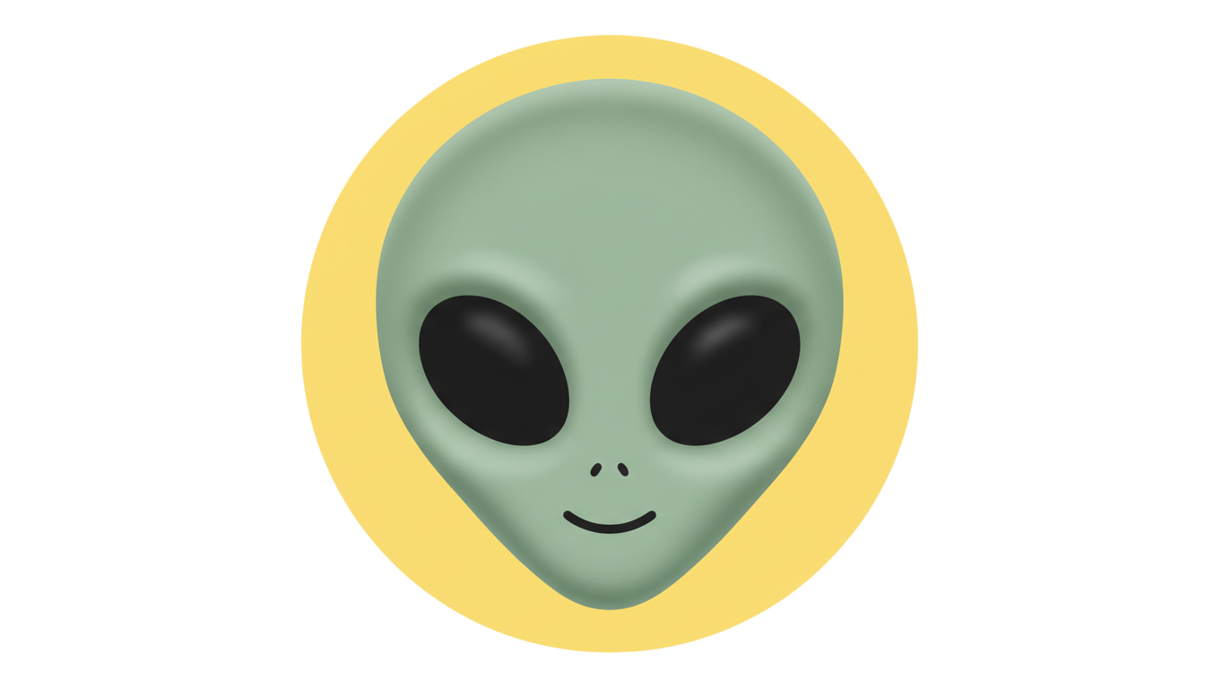 alien emoji png PNG transparent background