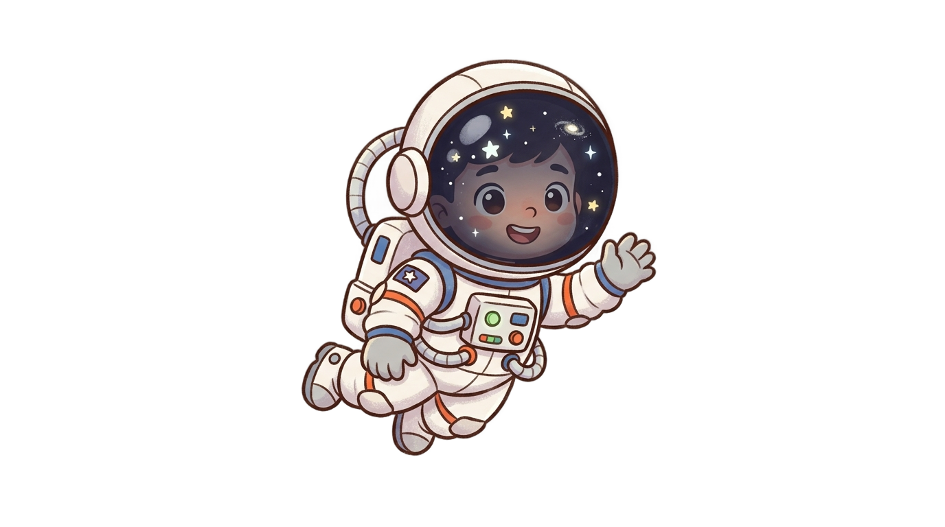 astronaut sticker png PNG transparent background