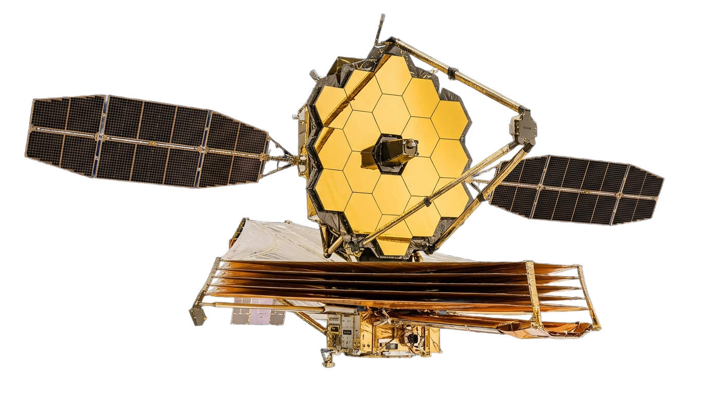 james webb space telescope png PNG transparent background
