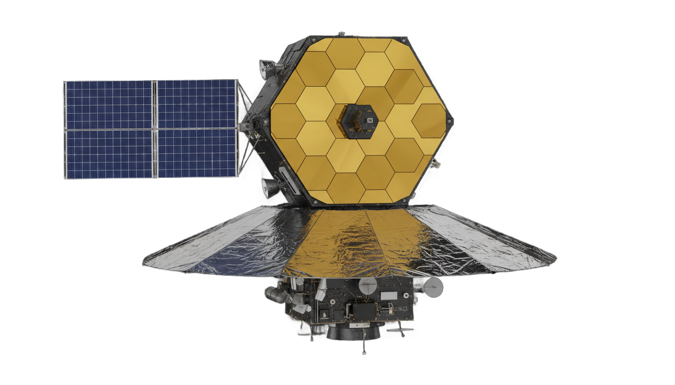 james webb telescope png PNG transparent background