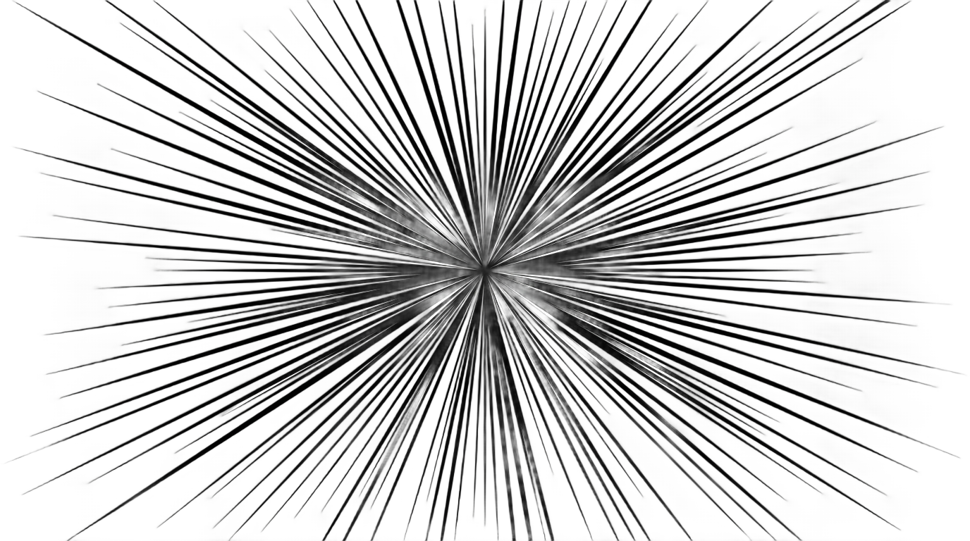 radial speed lines png PNG transparent background