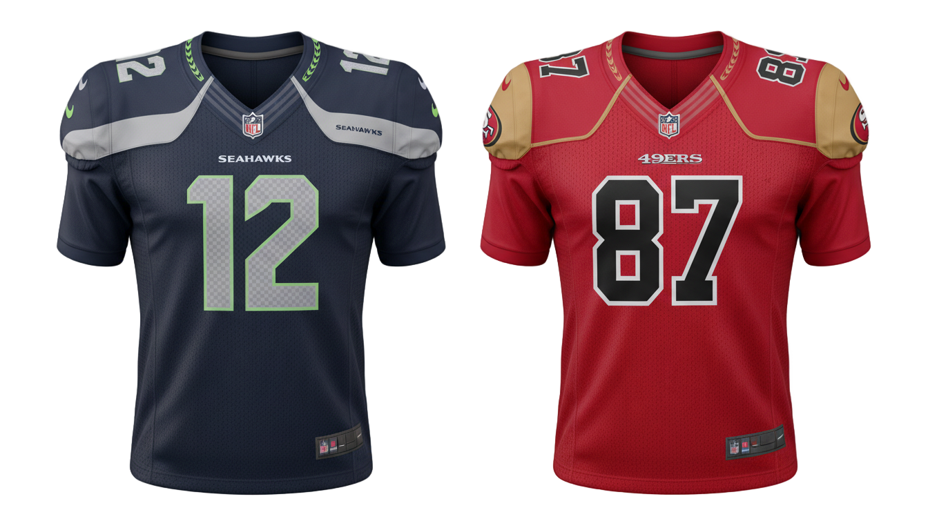 football jerseys png PNG transparent background