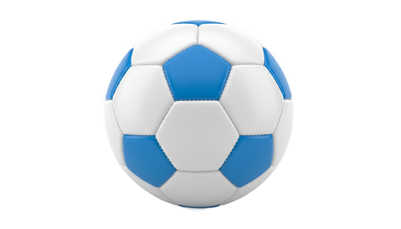 blue soccer ball png PNG transparent background