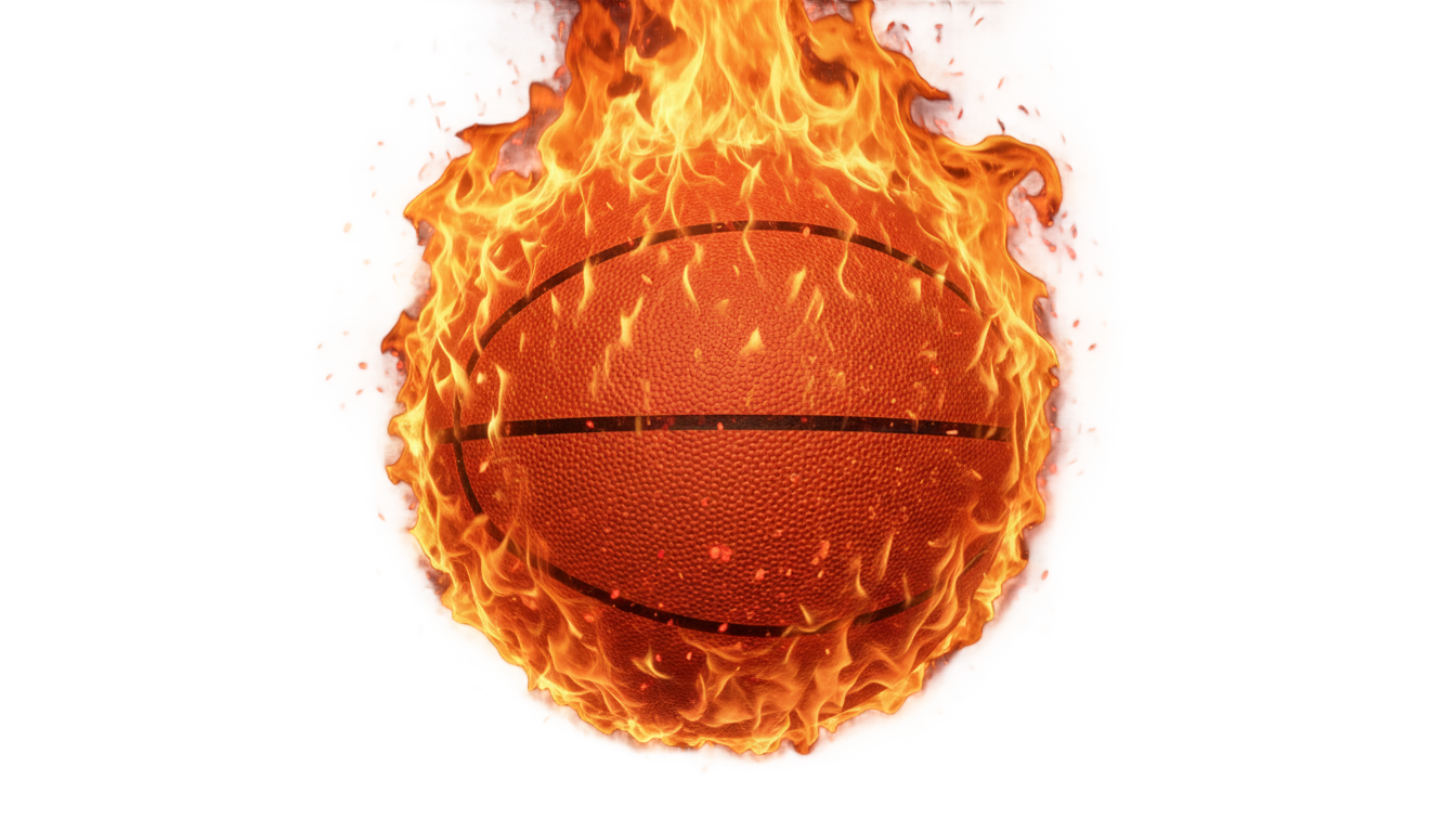 fire basketball png PNG transparent background