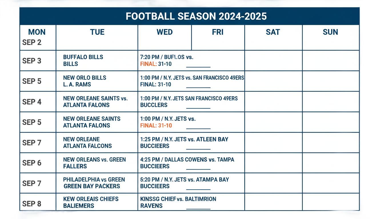 png football schedule today PNG transparent background