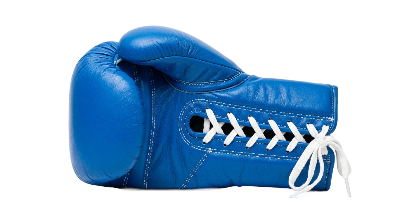 blue boxing glove png PNG transparent background