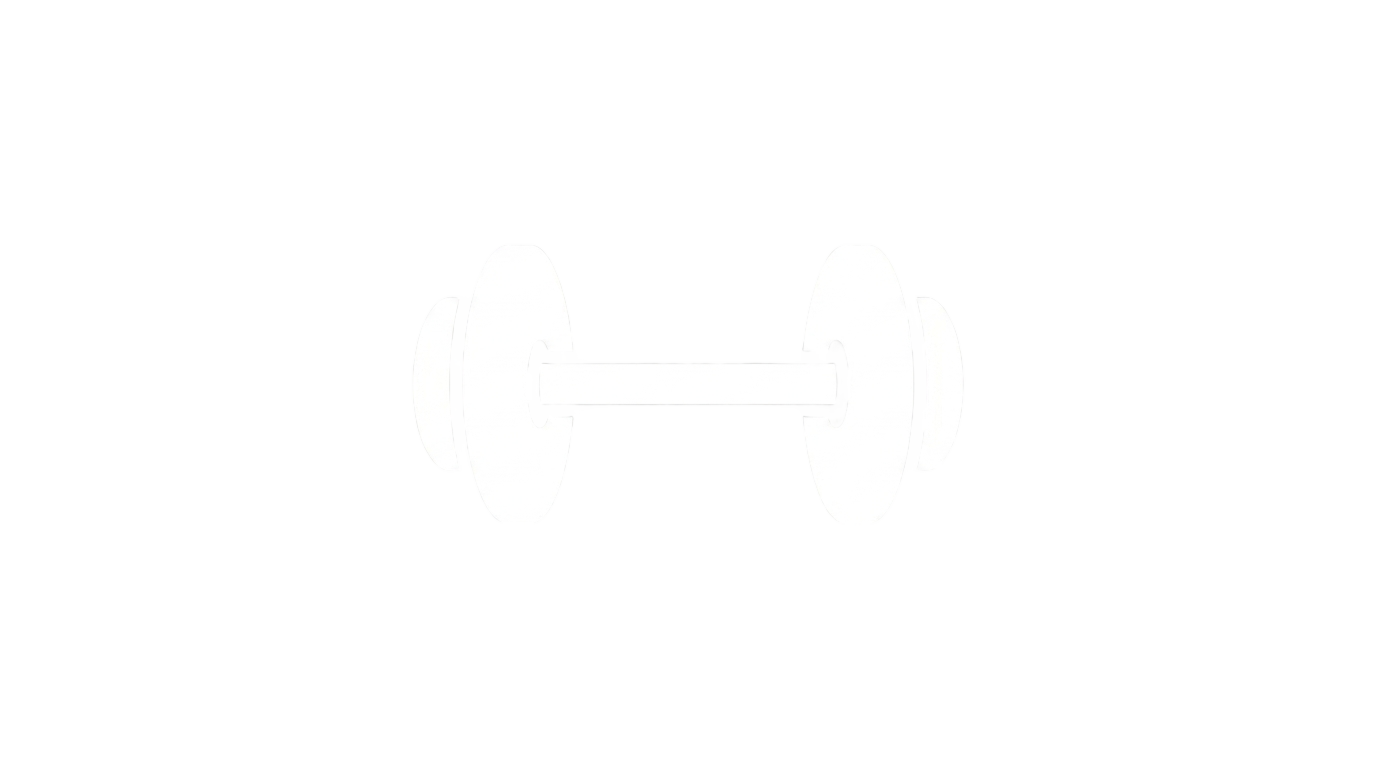 white dumbbell icon png PNG transparent background