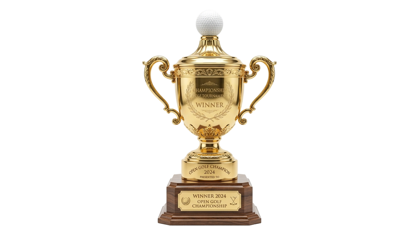 golf trophy png PNG transparent background