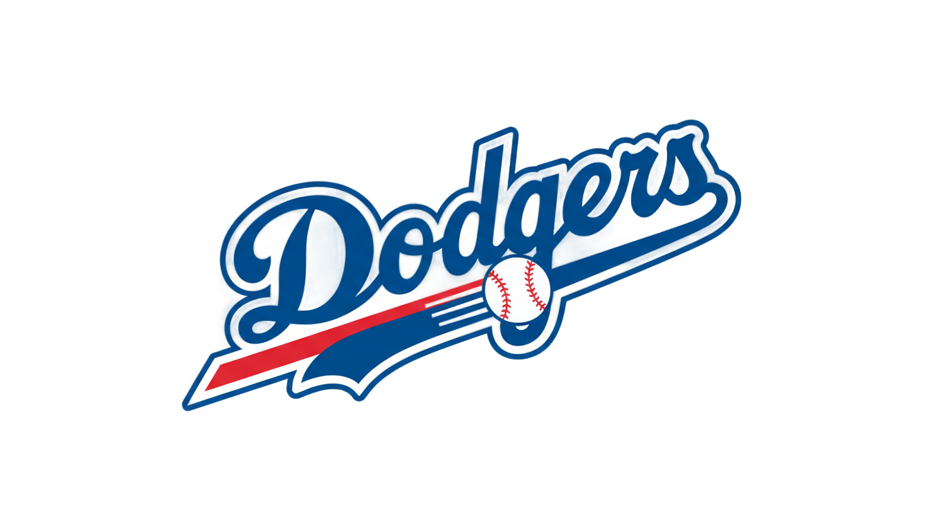baseball dodgers logo png PNG transparent background
