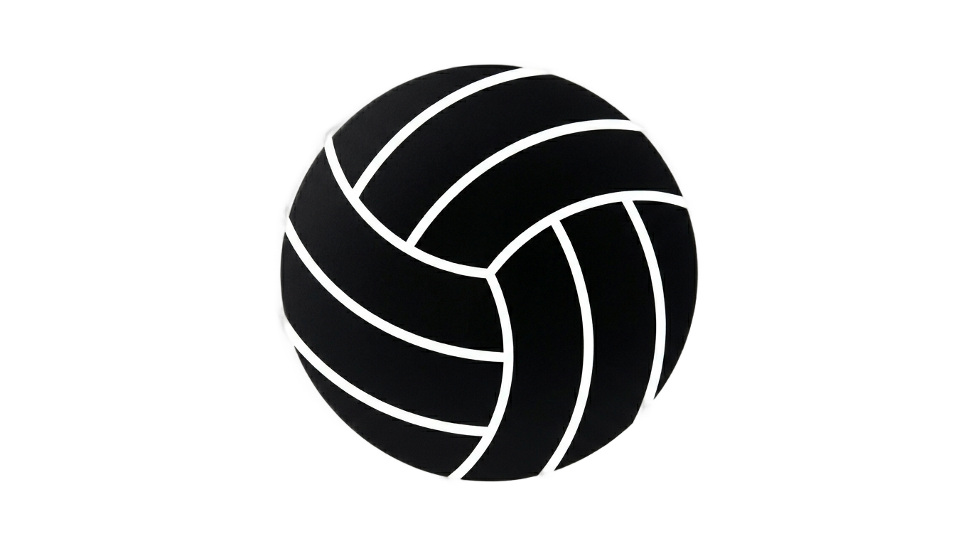 volleyball ball silhouette png PNG transparent background