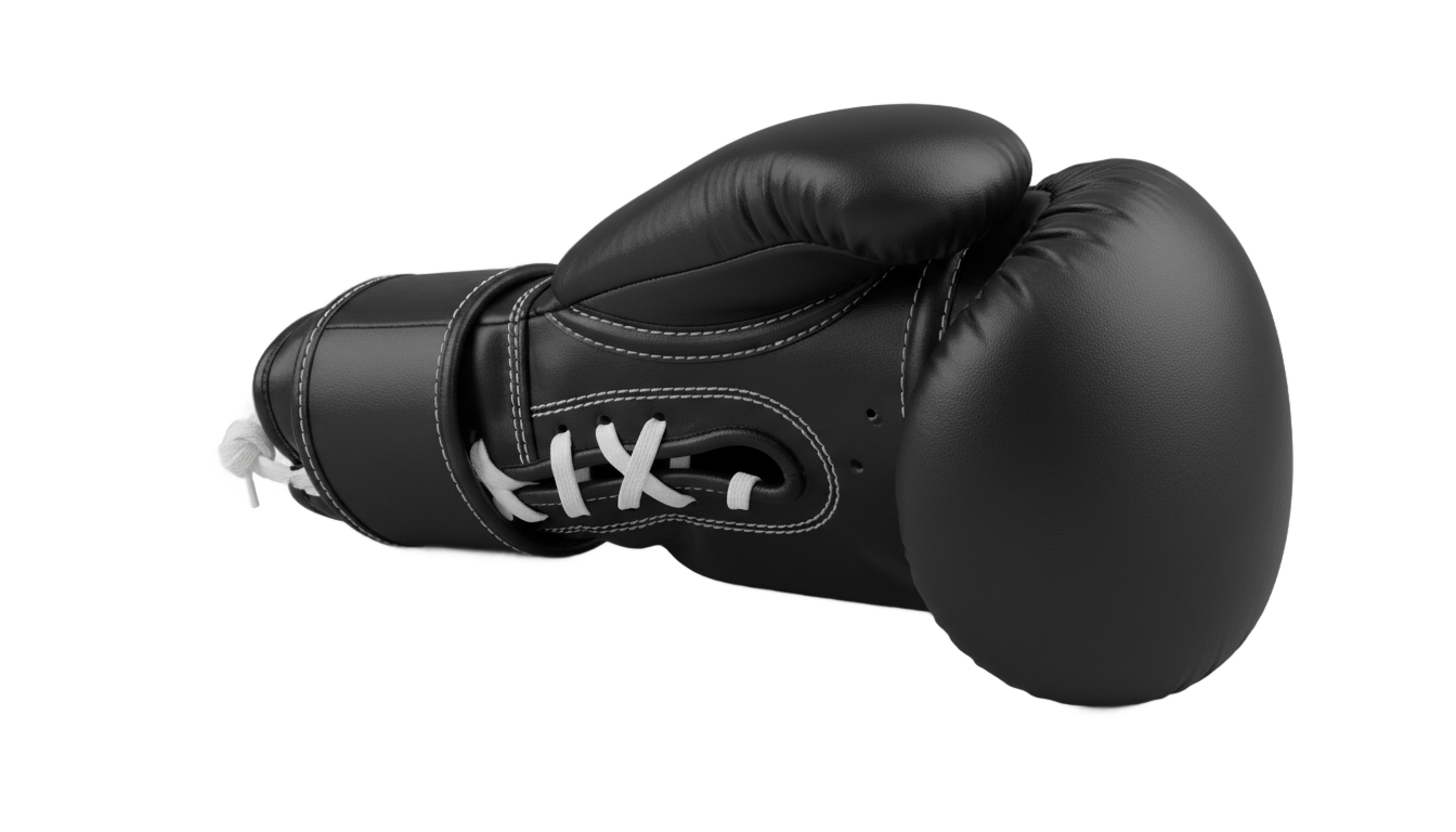 black boxing glove png PNG transparent background