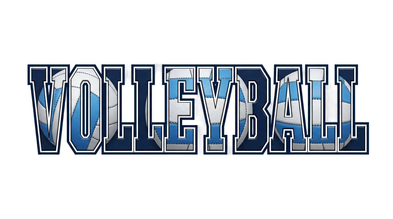 volleyball word png PNG transparent background