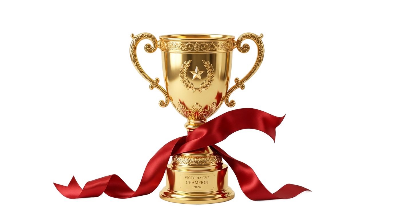 trophy with ribbon png PNG transparent background