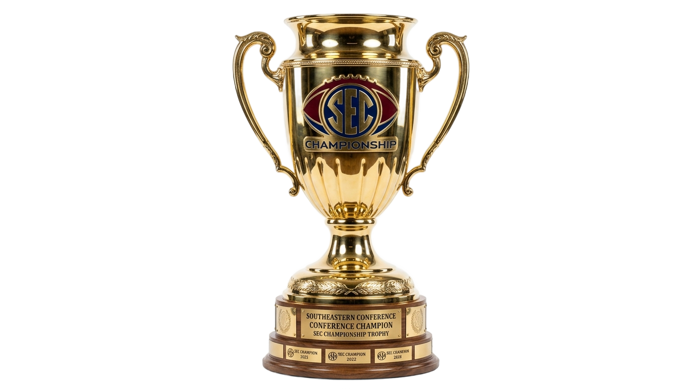 sec championship trophy png PNG transparent background