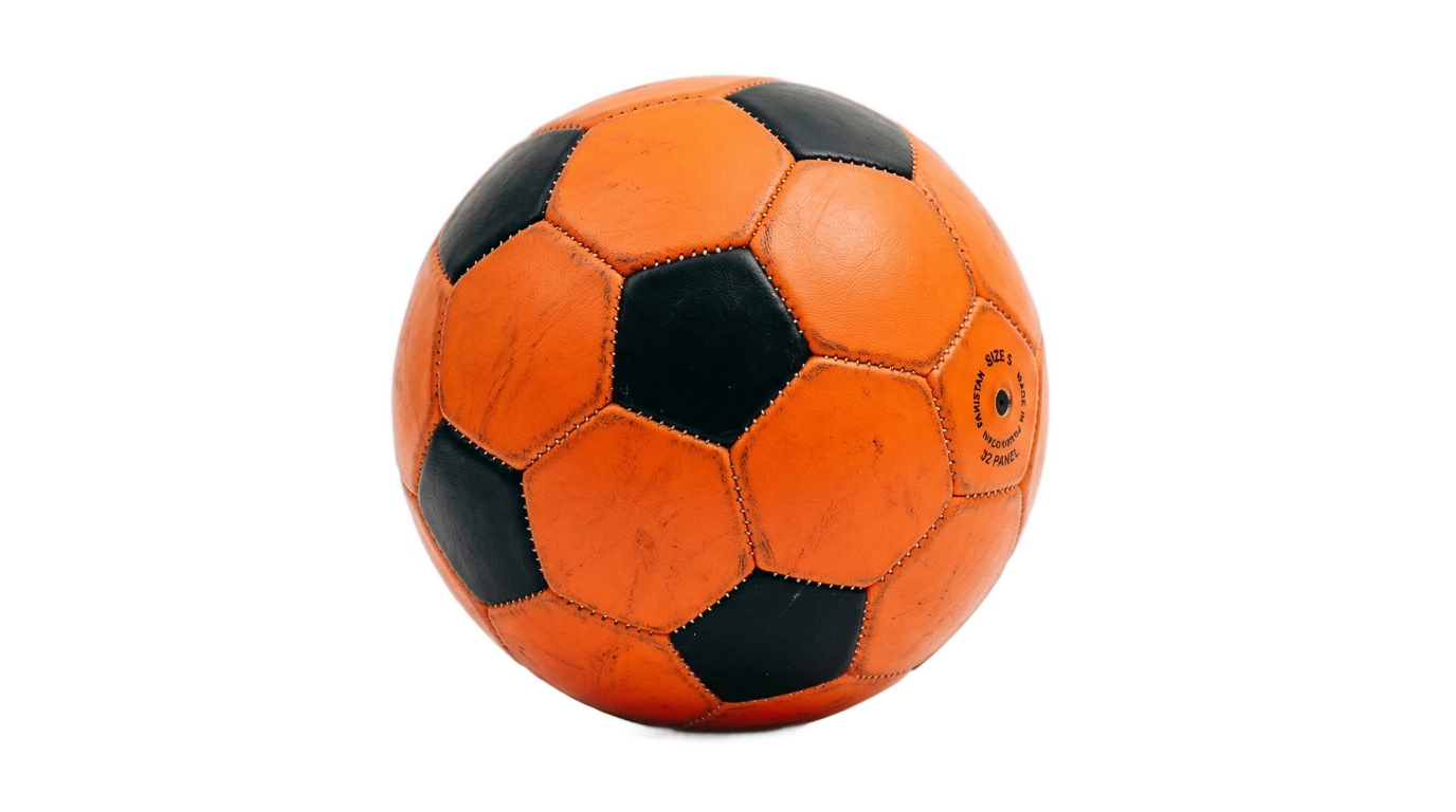 orange soccer ball png PNG transparent background
